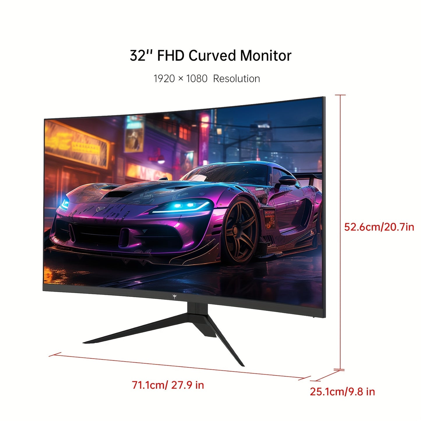 32 Inch FHD 1080p Curved Gaming Monitor